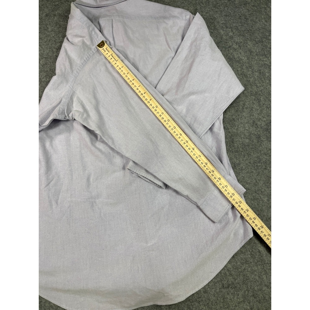 Ralph Lauren Long Sleeve‎ Button Down Shirt Mens 16-33 Lavender Pony Logo - Picture 8 of 8